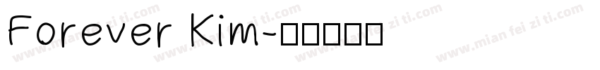 Forever Kim字体转换